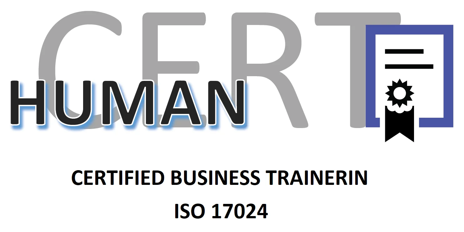 Business Trainerin ISO-17024 Zertifikat